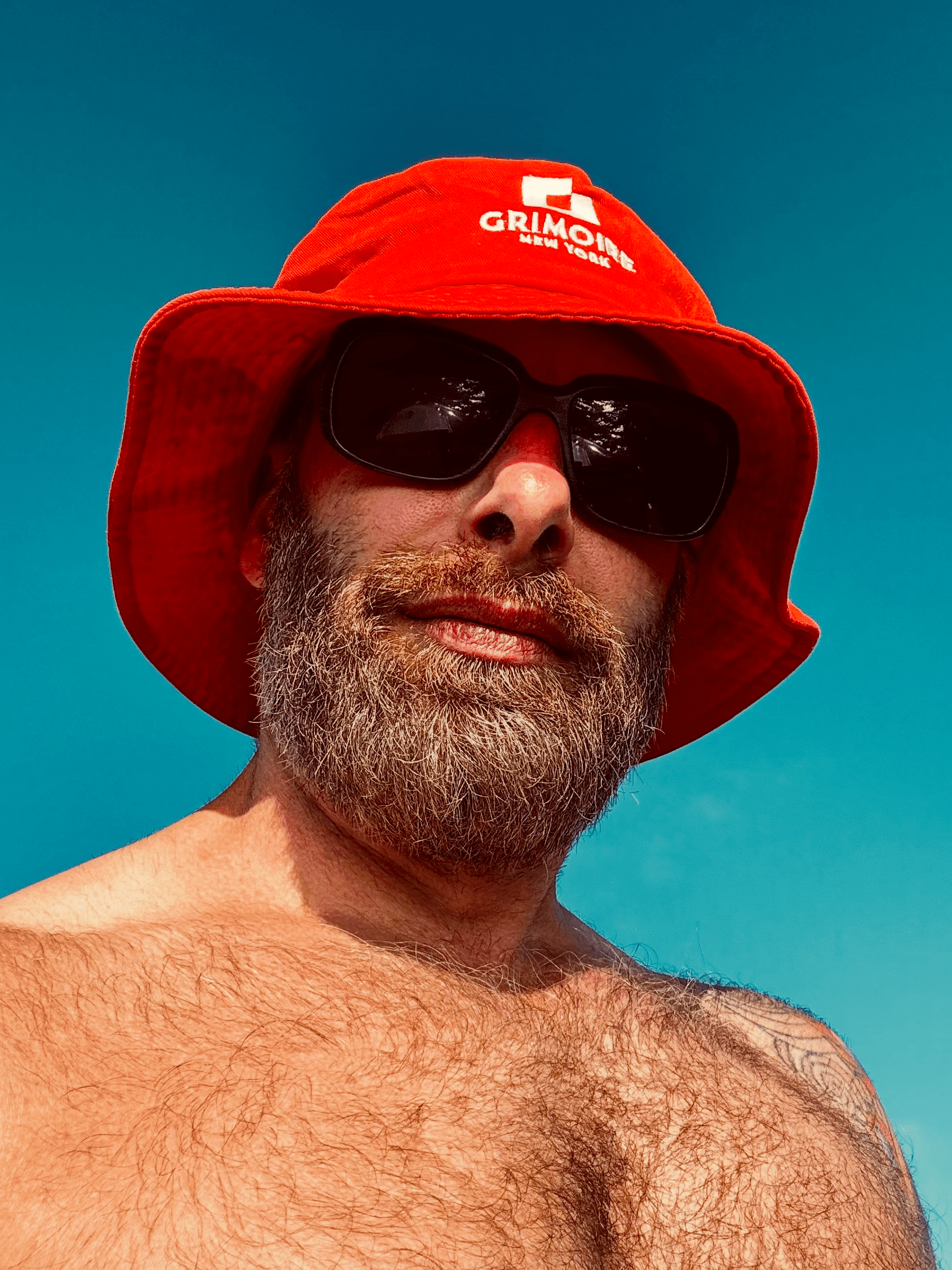 Grimoire Founders Bright Orange Bucket Hat